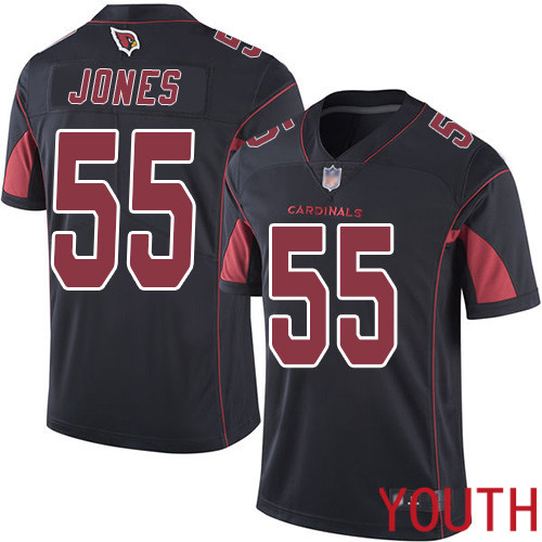Arizona Cardinals Limited Black Youth Chandler Jones Jersey NFL Football #55 Rush Vapor Untouchable